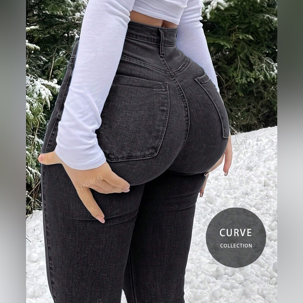 SHEIN Black Skinny Jeans